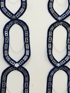 Colliers chaîne métallique Maison bleue - Product Image 3