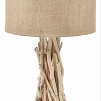Lampes sur pied et lampes de table en bois modernes pour le salon, décoration d'intérieur, design Art Déco, marque NINNET NATURAL