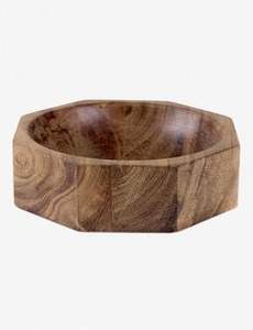 Bol de service décoratif en bois de luxe haut de gamme, fait main et poli, idéal pour les mariages, les salades de fruits et les repas. - Product Image 4
