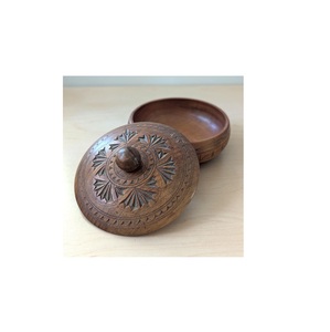 Best Selling wooden chapati casserole vintage style natural mango wood chapati container <b>serving</b> home hotel high quality dining - Product Image 6