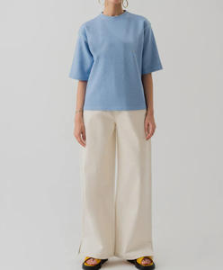 Camiseta de Algodón Grueso de Alta Calidad al por Mayor, Personalizable, de Manga Corta, Transpirable, de Secado Rápido, para Mujer, Corte Regular, para Verano - Product Image 1