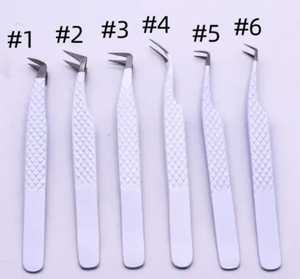 Pinces à épiler en acier inoxydable avec pointe en fibre antistatique à prise diamantée de couleur personnalisée, pointe pointue de précision de 10 mm, gravure en forme de cœur - Product Image 1