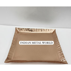 Bol à chocolat en cuivre martelé fait main, style indien, bord cannelé décoratif, vaisselle en métal, décoration d'intérieur, article cadeau - Product Image 2