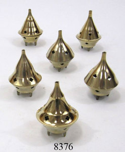 Quemador de incienso de latón de Venta caliente Quemador de incienso de alta calidad Quemador de incienso hecho a mano indio personalizado a la venta a bajo precio - Product Image 2