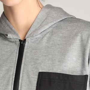 ชุดวอร์มสองชิ้นมีซิปสำหรับผู้หญิงชุดวอร์มออกกำลังกายฟิตเนสยิมสำหรับผู้หญิงใหม่โลโก้ที่กำหนดเอง - Product Image 6