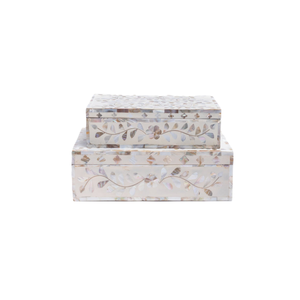 NOVA STAR CRAFT NSC2486 Boîte à bijoux de luxe en nacre incrustée Couleur/Forme/Taille personnalisée Échantillon disponible - Cadeau de Noël Rangement - Product Image 4