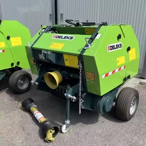 Máquina de prensa de hierba de paja de heno redonda con componentes de núcleo de caja de cambios de motor - Product Image 1