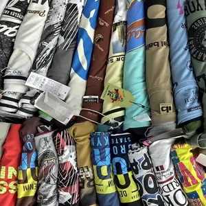 Bangladesh Apparel stock Lot branded Overruns Shipment Cancel Men t shirt Surplus clearance for Men's clothing wholesaler