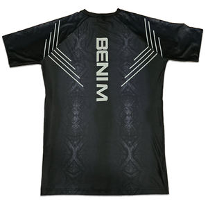 Ensemble de lutte personnalisé pour hommes 2025, tricoté extensible, 100% polyester, 150 GSM, durable, séchage rapide, impression numérique, t-shirts + shorts, 2 pièces, UFC - Product Image 3