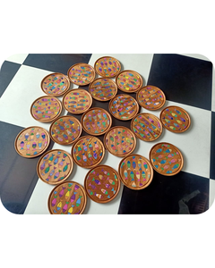 Viet Choice Plateau de fête minimaliste en bois d'acacia fait à la main écologique personnalisable gravé directement assiettes à vaisselle du Vietnam - Product Image 4