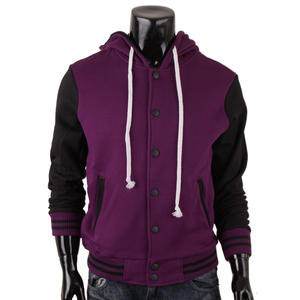 Vestes universitaires de haute qualité pour hommes, nouveau style formel avec capuche, vente chaude, vêtements d'hiver, veste universitaire pour hommes - Product Image 1