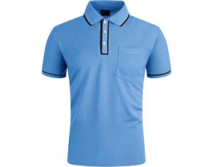 Polo de golf con logotipo personalizado de la mejor calidad, informal, manga corta, estampado de seda, estampado en color poliéster sólido - Product Image 1