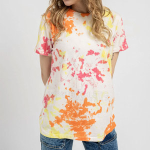 Mujer casual algodón cuello redondo manga corta ligero suave transpirable esencial verano cómodo moda diaria camiseta - Product Image 2