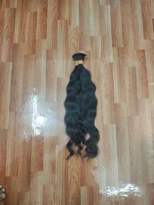 Extensiones de Cabello Humano Virgen Indio, Ondulado Natural, 100g, Puntas Gruesas, para Tejer - Product Image 3