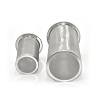 Filtre à café en acier inoxydable à mailles carrées de 100 microns pour brassage à froid, compatible avec les bouteilles Mason à large ouverture de 32/64 OZ