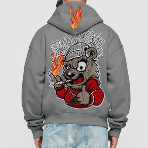 Sudadera con Capucha Personalizada con Logotipo, 100% Algodón, Estilo Urbano, Ecológica, Transpirable, con Estampado Vintage, Tejido de Felpa, Ropa de Invierno para Hombre - Product Image 6