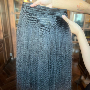 Cheveux de qualité supérieure 100% cheveux humains vietnamiens bruts Double clip dessiné dans les extensions de cheveux Styles chauds - Product Image 4