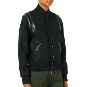 Chaquetas universitarias de invierno personalizadas de alta calidad a precio barato para mujer, chaquetas universitarias con logotipo bordado personalizado al por mayor para mujer - Product Image 3