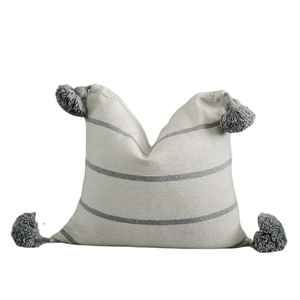 Ensembles de taies d'oreiller 100% pur coton décoratifs faits à la main décoration de la maison personnalisée dernière boîte de conception prix de gros - Product Image 4