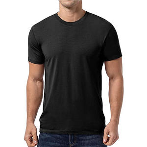 Camisetas holgadas de calidad para hombre con logotipo personalizado, ropa de calle de rendimiento, camiseta de bambú, Camiseta deportiva para gimnasio para hombre - Product Image 1