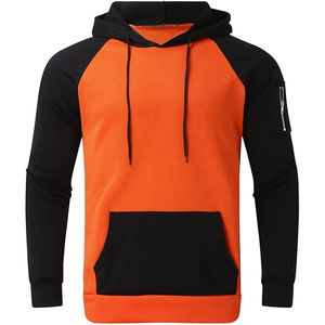 ชุดวอร์มมีฮู้ดลายทางของผู้ชายชุดวอร์มพิมพ์ลายยั่งยืนออกแบบมาสำหรับยิมกลางแจ้งในฤดูหนาว - Product Image 3