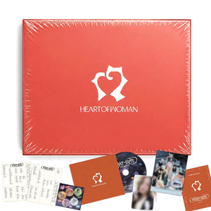 HEART OF WOMAN Heart Byte: LEGACY 1st Album [One Dream Brown Ver.]. Set de Pegatinas y Fototarjetas CD 2, Póster Plegable (Told U So) K-Pop - Product Image 1