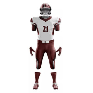 Moda cuello en V impreso fútbol americano Jersey pantalones conjunto fútbol americano Tops hombres fútbol americano Jersey - Product Image 2