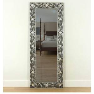 Best Selling Indian Handmade Bone Mother-of-Pearl Inlay Make-up <b>Mirror</b> Decorative Frame Modern-Style Personalized Eco-Friendly - Product Image 1