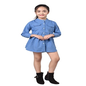 शीर्ष गुणवत्ता वाली लड़कियों ने डेनिम ड्रेस का निर्माण किया भारत की सर्वश्रेष्ठ कीमत पर - Product Image 3