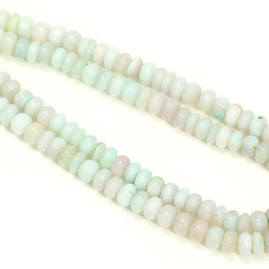 Hermosas Cuentas de Ópalo Rosa Azul en Forma de Rondel Liso, Cuentas de Piedra Preciosa de Ópalo Rosa Azul en Forma de Rondel Liso de 7-10 mm, Cuentas de Calidad AAA - Product Image 4