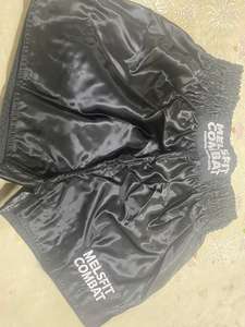 Pantalones Cortos de Muay Thai Más Vendidos, OEM, para Kickboxing y MMA, Diseño Casual Sólido, Impresión Personalizada, Cintura Elástica, Poliéster Transpirable de Alta Calidad - Product Image 3
