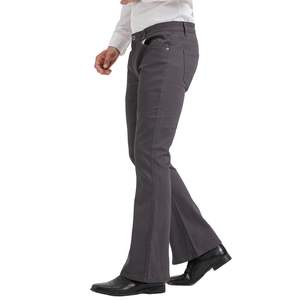 กางเกงสเวตเตอร์ถักลายทางทรงตรงสำหรับผู้ชายกางเกงแนวสตรีทแต่งลายทางทรงตรงแนวสตรีทสำหรับวิ่งกลางแจ้ง - Product Image 3