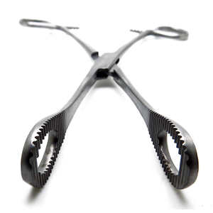 คีมจับยึดฟองน้ำสำหรับผ่าตัดทำจากสเตนเลสอุปกรณ์ยึดกระดูกสำหรับการผ่าตัดคุณภาพเยอรมัน - Product Image 5