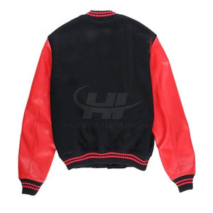 Low MOQ Eco-Friendly Breathable Stand Collar Front Logo Customized Outdoor Men's <b>Letterman</b> <b>Jacket</b> - Product Image 6