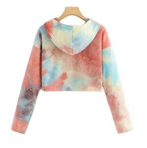 Sudadera con Capucha Corta de Punto de Invierno para Mujer de Alta Calidad, Sudadera Holgada con Cordones, 100% Algodón - Product Image 5