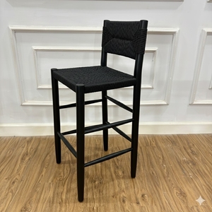 Chaise de salle à manger et chaise de bar d'hôtellerie en teck massif fabriqué en Indonésie - Product Image 1