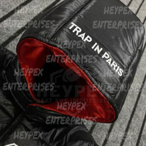 Veste bulle pour hommes de haute qualité fabriquée sur mesure avec col montant nouveauté haute visibilité en saison d'hiver conception OEM - Product Image 2