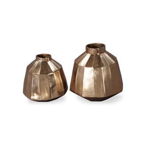 Vase à fleurs en métal aluminium de haute qualité de forme moderne meilleur vendeur pour la décoration intérieure table mariage chambre salon - Product Image 2