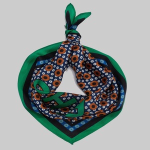 Foulard carré en coton biologique, bandana personnalisé avec logo, fabricant populaire d'autres foulards, designer de foulards, dernière mode - Product Image 5