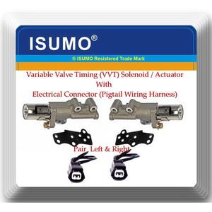 โซลินอยด์วาล์วปรับเวลาวาล์วแบบแปรผัน VVT 2 ชิ้น พร้อมขั้วต่อ L & R เหมาะสำหรับ: อินฟินิตี้-นิสสัน - Product Image 1