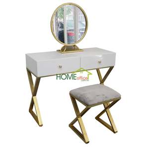 Bronze Desktop Beauty <b>Mirror</b> with <b>Foldable</b> Design-GNG002 - Product Image 4