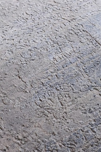 Alfombra de Lana/Tencel de Pelo Alto, Hecha a Mano, Diseño Abstracto Único, de la India - Alfombra Moderna de Lujo para Decoración del Hogar - Product Image 3