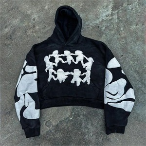 <b>Top</b> Selling Fully Customize 100% Cotton Winter Rhinestone for Hoodie for <b>Men</b> & Women Wholesale - Product Image 3