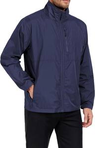 Veste coupe-vent en toile pour homme, sports d'hiver, extérieur, avec capuche, polaire, imperméable, respirante, col montant, imperméable - Product Image 4