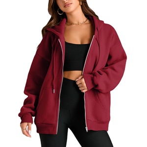 Sudaderas de lujo antiarrugas y transpirables para mujer con cremallera, cortas, sudaderas con capucha para mujer, sudadera larga con cremallera, personalizadas, talla grande - Product Image 1