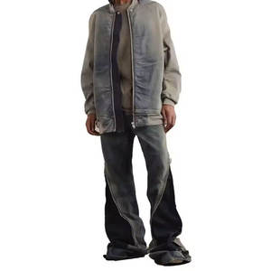 Thường Giữa Eo Thoáng Khí Đàn Hồi Eo Cổ Điển Túi Rộng Chân Baggy Người Đàn Ông Joggier Thể Thao Polyester Cotton - Product Image 2