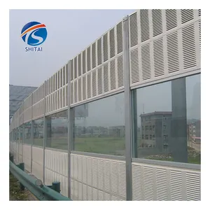 Customized roadside noise soundproof barrier outdoor acrylic sound barrier wear resistant acoustic barrier for highway protect