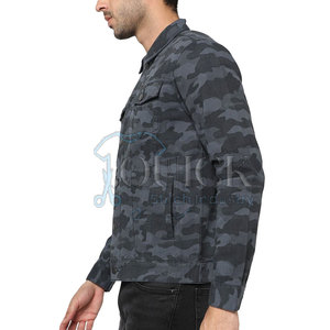 Jeans coupe ajustée fabriqués par des professionnels veste de printemps décontractée à usage extérieur logo avant écologique imperméable pour hommes personnalisé - Product Image 2