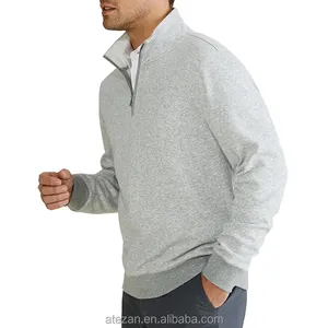 Sweat-shirt à col rond pour homme - Tissu polaire écologique, coupe classique, polyester/coton respirant, marque NEW JOURNEY - Product Image 2