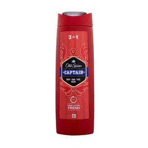 Gel douche et shampoing Old Spice Captain 400 ml, parfum frais longue durée 24h/24 et 7j/7, rouge - Product Image 5